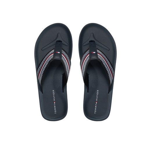 Japonki Tommy Hilfiger Comfort Hilfiger Beach Sandal FM0FM04910 Niebieski Tommy Hilfiger 44 eobuwie.pl