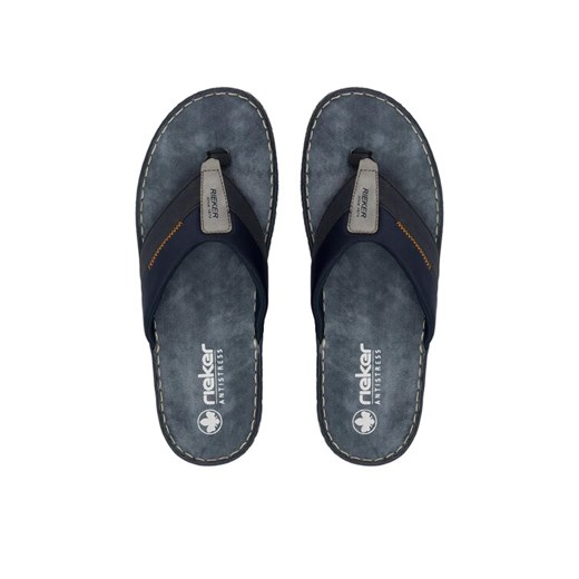 Japonki Rieker 21097-14 Granatowy Rieker 44 eobuwie.pl