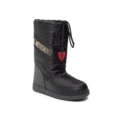 Śniegowce LOVE MOSCHINO JA24032G1FISY000 Czarny Love Moschino 41_42 eobuwie.pl