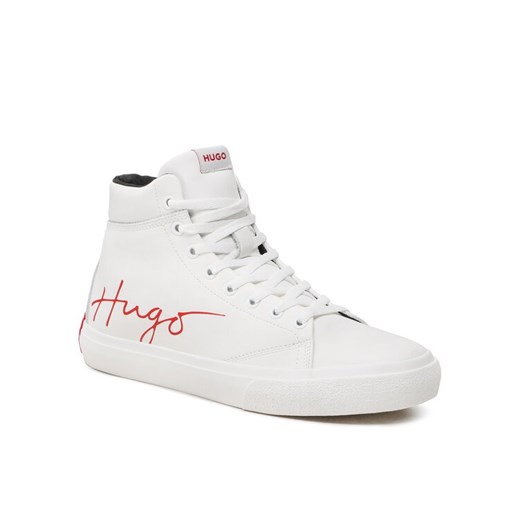 Sneakersy Hugo DyerH 50485771 10245495 01 Biały ze sklepu eobuwie.pl w kategorii Trampki męskie - zdjęcie 184011529