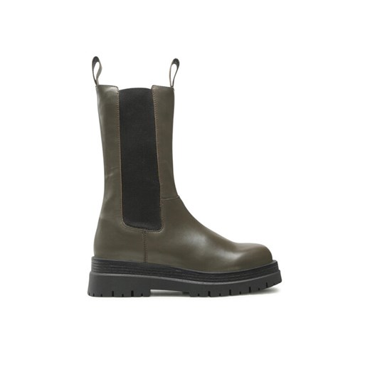 Sztyblety Solo Femme 31401-01-N60/000-13-00 Khaki ze sklepu eobuwie.pl w kategorii Workery damskie - zdjęcie 184011547