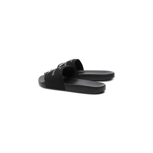 Klapki Calvin Klein Jeans Slide Monogram Co YM0YM00061 Czarny 42 eobuwie.pl