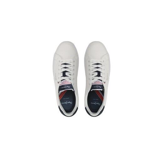 Tenisówki Pepe Jeans Kenton Flag M PMS30906 Biały Pepe Jeans 42 eobuwie.pl