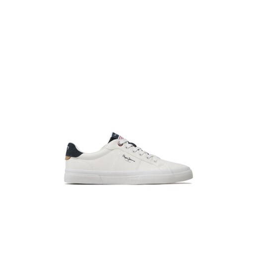 Tenisówki Pepe Jeans Kenton Flag M PMS30906 Biały Pepe Jeans 42 eobuwie.pl
