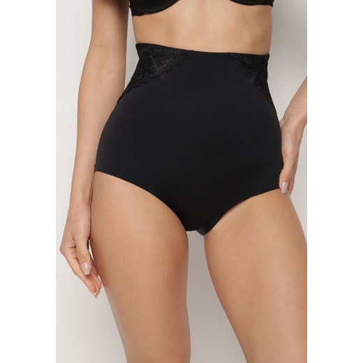 Czarne Majtki Modelujące High Waist Savirolle ze sklepu renee.pl w kategorii Bielizna wyszczuplająca - zdjęcie 184013069