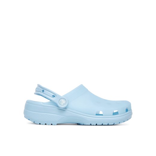 Klapki Crocs Classic Frosted Clog 210928 Błękitny ze sklepu eobuwie.pl w kategorii Klapki damskie - zdjęcie 184015308