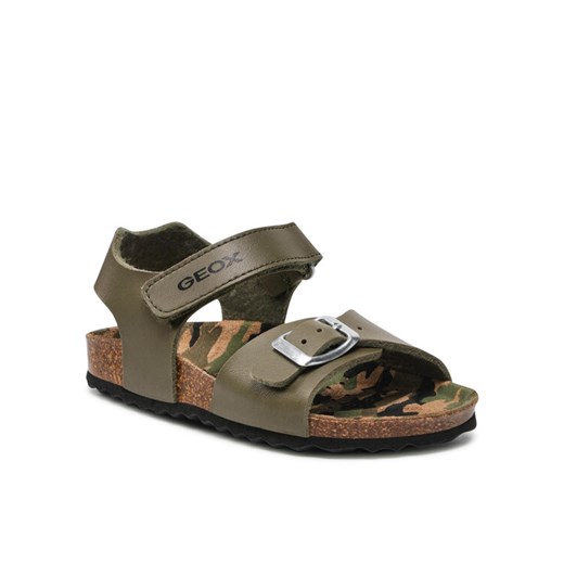 Sandały Geox J Ghita B. B J028LB 000BC C0498 M Zielony ze sklepu eobuwie.pl w kategorii Sandały dziecięce - zdjęcie 184015336