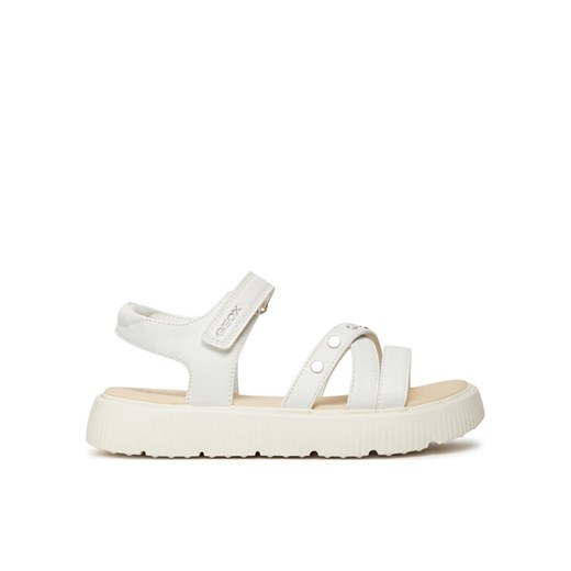 Sandały Geox J Sandal Kodette Gir J45DBI 0003W C1000 D Biały ze sklepu eobuwie.pl w kategorii Sandały dziecięce - zdjęcie 184015349