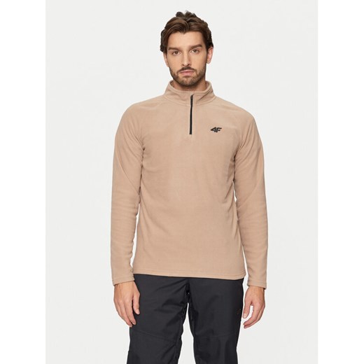 4F Bielizna termoaktywna górna 4FWAW24UFLEM044 Brązowy Slim Fit ze sklepu MODIVO w kategorii Bielizna termoaktywna męska - zdjęcie 184016165