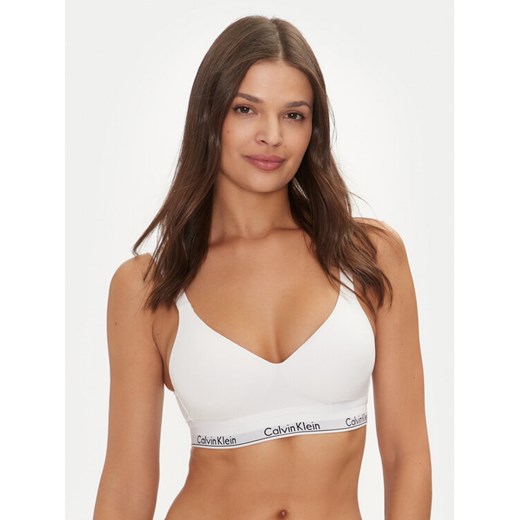 Calvin Klein Underwear Biustonosz top 000QF7900E Biały ze sklepu MODIVO w kategorii Biustonosze - zdjęcie 184016228