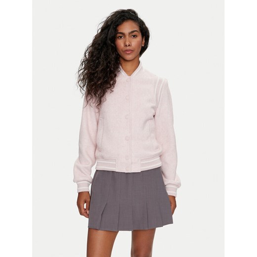 Guess Kurtka bomber W4RL45 WFWS2 Różowy Regular Fit ze sklepu MODIVO w kategorii Kurtki damskie - zdjęcie 184016239