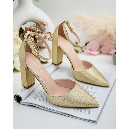 Royalfashion Szpilki zdobione brokatem Flir Royalfashion.pl 38 royalfashion.pl wyprzedaż