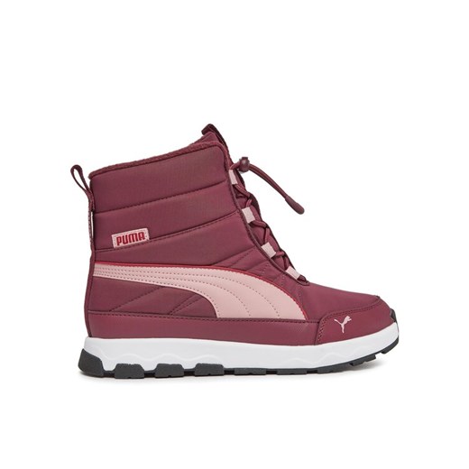 Puma Śniegowce Evolve Boot Jr 392644 04 Bordowy ze sklepu MODIVO w kategorii Buty zimowe dziecięce - zdjęcie 184019327