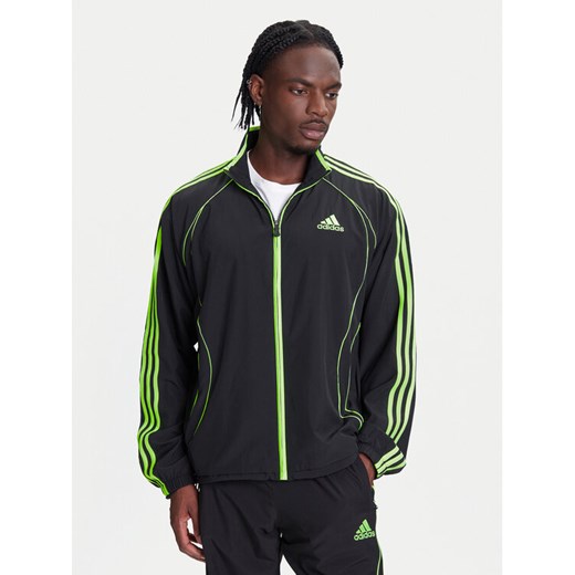 adidas Bluza Teamgeist adicolor JW5866 Czarny Loose Fit ze sklepu MODIVO w kategorii Bluzy męskie - zdjęcie 184019376