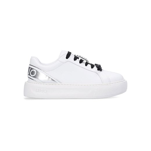 Liu Jo Skórzane sneakersy w kolorze białym ze sklepu Limango Polska w kategorii Buty sportowe damskie - zdjęcie 184022927
