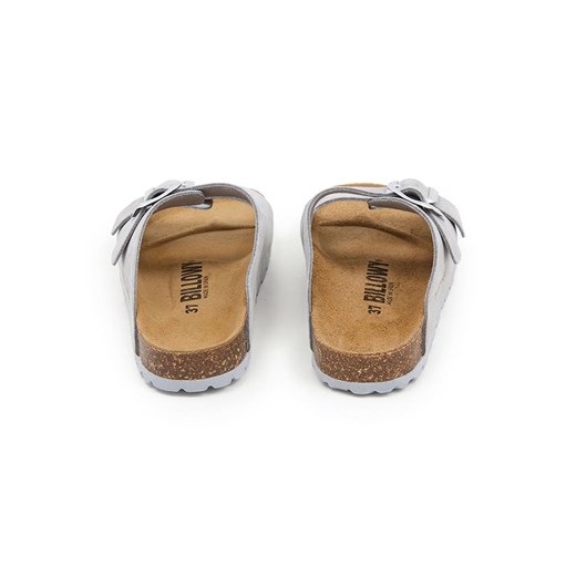 billowy Skórzane klapki w kolorze szarym Billowy 39 Limango Polska okazyjna cena