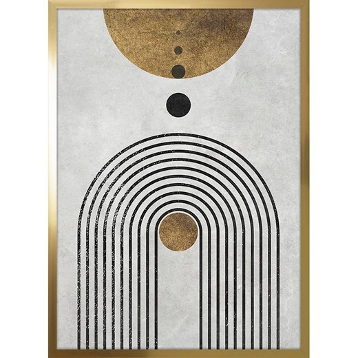 Ars Longa Druk artystyczny &quot;Shapes zen II&quot; w ramce - 70 x 50 cm ze sklepu Limango Polska w kategorii Obrazy - zdjęcie 184023055