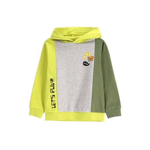 Coccodrillo Bluza WC5132301GBK Zielony Regular Fit ze sklepu MODIVO w kategorii Bluzy chłopięce - zdjęcie 184023419