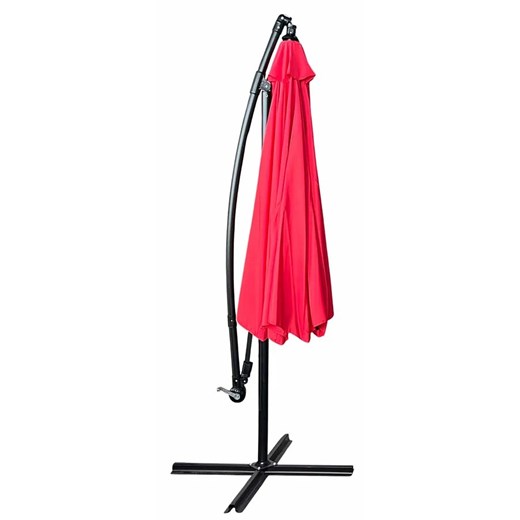 Czerwony okrągły parasol ogrodowy - Sunbrella Elior One Size Edinos.pl