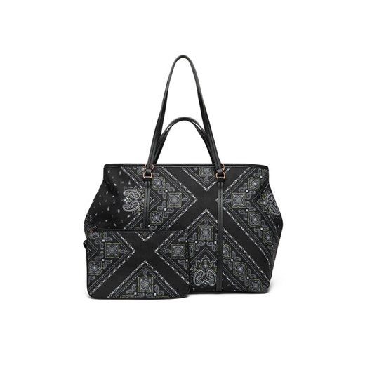 Torebka PINKO Shopper Extra PE 25 PLTT104900 A2AS Czarny ze sklepu eobuwie.pl w kategorii Torby Shopper bag - zdjęcie 184024745