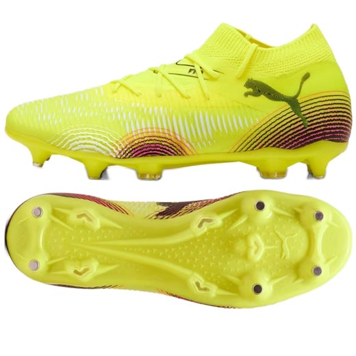 Buty piłkarskie Puma Future 8 Match MxSG 108367-03 żółte ze sklepu ButyModne.pl w kategorii Buty sportowe męskie - zdjęcie 184024936