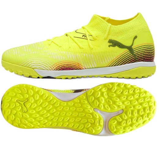 Buty piłkarskie Puma Future 8 Match Tt 108370-03 żółte ze sklepu ButyModne.pl w kategorii Buty sportowe męskie - zdjęcie 184024937