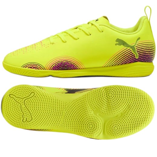 Buty piłkarskie Puma Future 8 Play It  108397-03 żółte ze sklepu ButyModne.pl w kategorii Buty sportowe dziecięce - zdjęcie 184024939