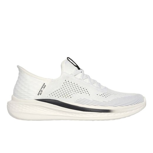 Buty Skechers Slade Quinto 210810WHT białe ze sklepu ButyModne.pl w kategorii Buty sportowe męskie - zdjęcie 184024945