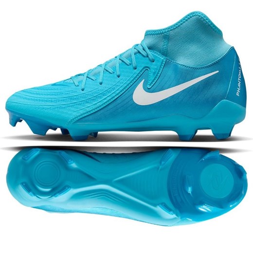 Buty piłkarskie Nike Phantom Luna Ii Academy FG/MG FD6725-400 niebieskie ze sklepu ButyModne.pl w kategorii Buty sportowe męskie - zdjęcie 184024978