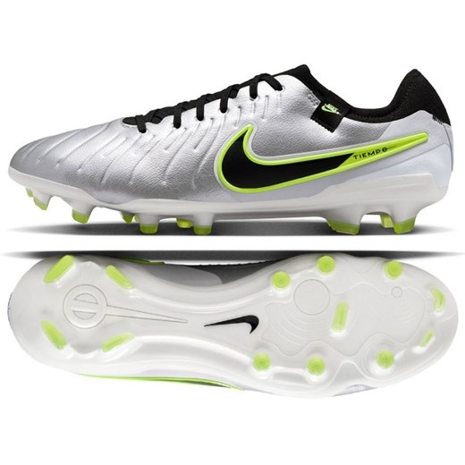 Buty piłkarskie Nike Tiempo Legend 10 Pro Fg DV4333-001 srebrny Nike 40 ButyModne.pl