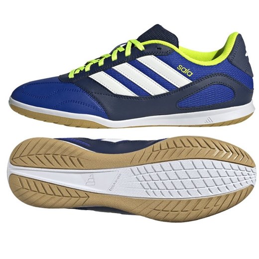 Buty piłkarskie adidas Super Sala Iii In JR5398 niebieskie ze sklepu ButyModne.pl w kategorii Buty sportowe męskie - zdjęcie 184025015