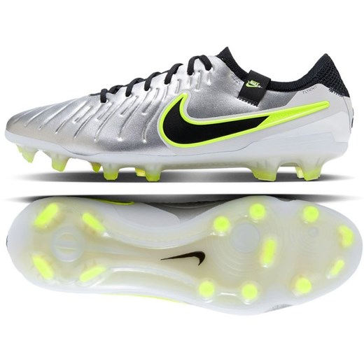 Puma Buty piłkarskie Nike Tiempo Legend 10 Elite Fg DV4328-001 srebrny ze sklepu ButyModne.pl w kategorii Buty sportowe męskie - zdjęcie 184025016