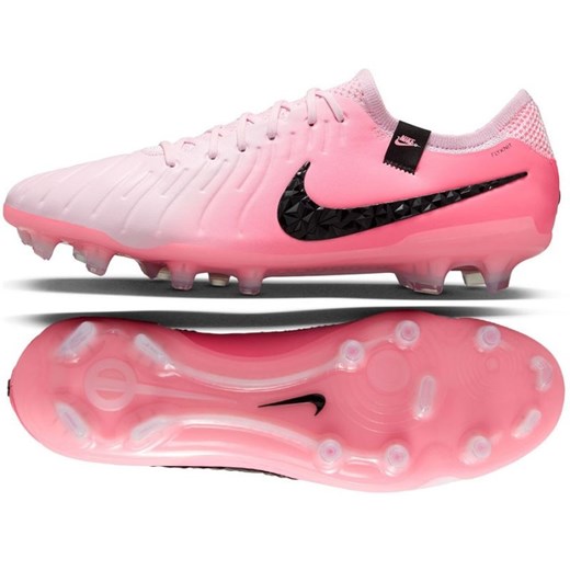 Buty piłkarskie Nike Tiempo Legend 10 Elite Fg DV4328-601 różowe ze sklepu ButyModne.pl w kategorii Buty sportowe męskie - zdjęcie 184025017