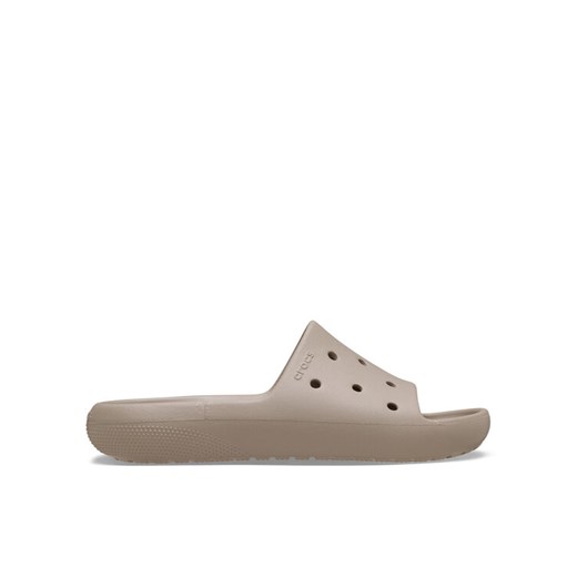 Crocs Klapki Classic Slide v2 209401 Brązowy ze sklepu MODIVO w kategorii Klapki męskie - zdjęcie 184025285