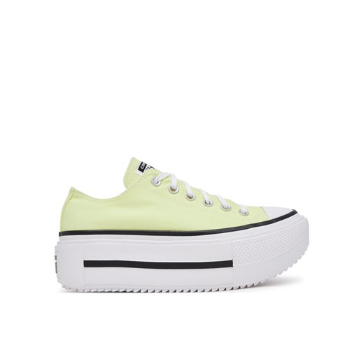 Trampki Converse Chuck Taylor All Star Lift Double Stack Platform A16283C Żółty ze sklepu eobuwie.pl w kategorii Trampki damskie - zdjęcie 184026019