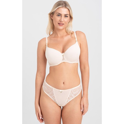 Samanta figi damskie tanga biszkoptowe Amelia M300, Kolor biszkoptowy, Rozmiar L, Samanta ze sklepu Intymna w kategorii Majtki damskie - zdjęcie 184026599