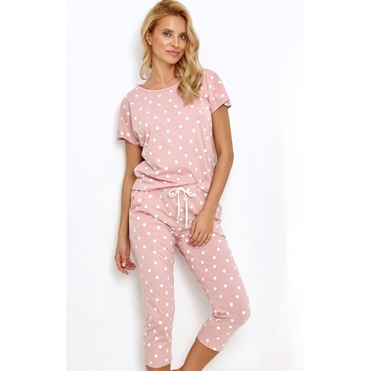 Bawełniana piżama damska Chloe 2860, Kolor róż pudrowy, Rozmiar S, Taro ze sklepu Intymna w kategorii Piżamy damskie - zdjęcie 184026626