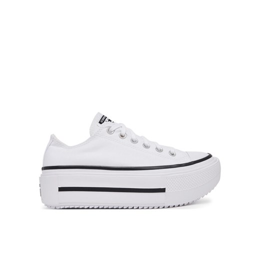 Converse Trampki Chuck Taylor All Star Lift Double Stack Platform A15491C Biały ze sklepu MODIVO w kategorii Trampki damskie - zdjęcie 184026658