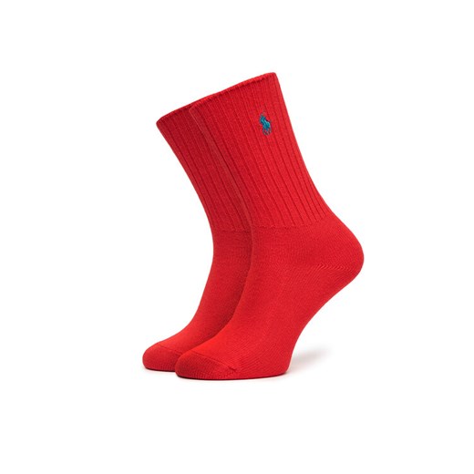 Polo Ralph Lauren Skarpety Wysokie Męskie 455846847011 Czerwony ze sklepu MODIVO w kategorii Skarpetki męskie - zdjęcie 184026719