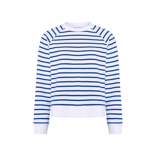Marc O'Polo Denim Bluza damska Kobiety Bawełna biały w paski ze sklepu vangraaf w kategorii Bluzy damskie - zdjęcie 184027325