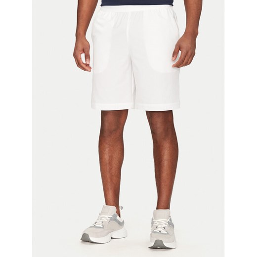 Lacoste Szorty tenisowe GH7452 Biały Regular Fit ze sklepu MODIVO w kategorii Spodenki męskie - zdjęcie 184030156