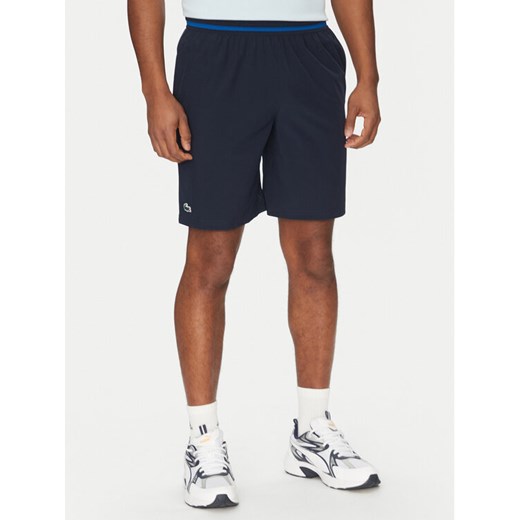 Lacoste Szorty tenisowe GH7413 Granatowy Regular Fit ze sklepu MODIVO w kategorii Spodenki męskie - zdjęcie 184030167