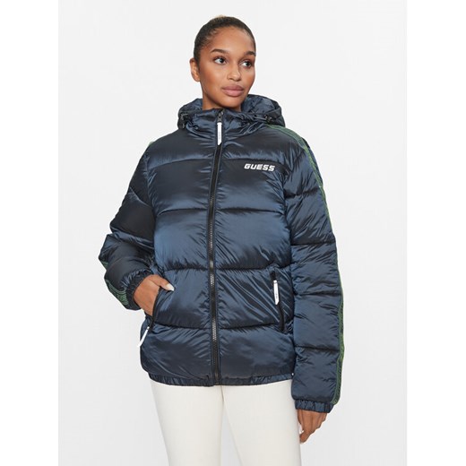 Guess Kurtka zimowa Z3BL06 WO06I Granatowy Regular Fit ze sklepu MODIVO w kategorii Kurtki damskie - zdjęcie 184030817