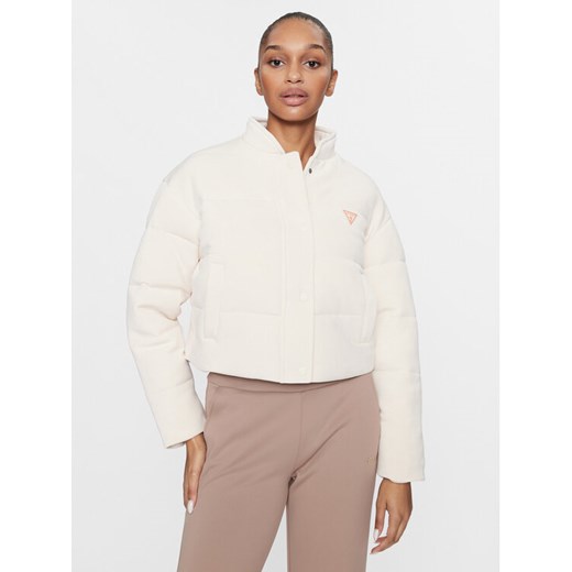 Guess Kurtka zimowa V3BL00 KBC00 Écru Regular Fit ze sklepu MODIVO w kategorii Kurtki damskie - zdjęcie 184030828