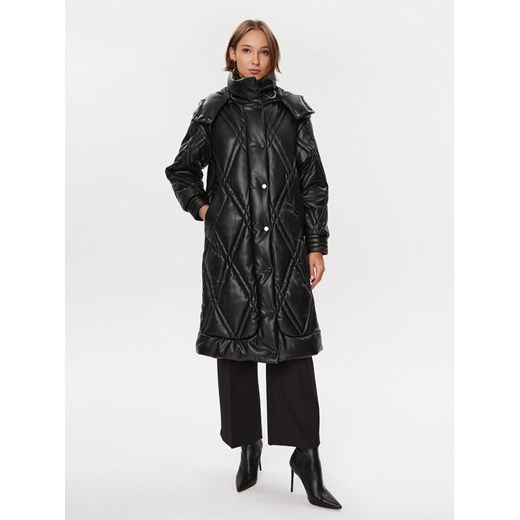 Guess Kurtka przejściowa W3BL30 WFSP0 Czarny Regular Fit ze sklepu MODIVO w kategorii Kurtki damskie - zdjęcie 184031478