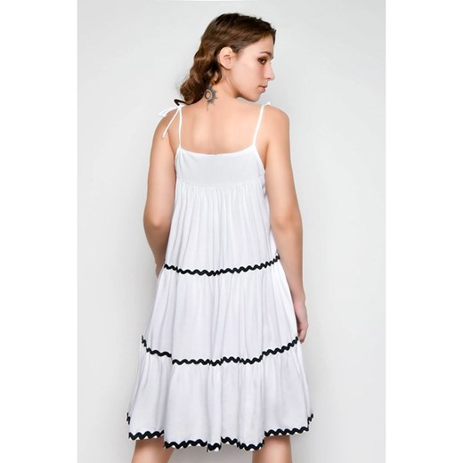 H.H.G. Sukienka w kolorze biało-czarnym M okazja Limango Polska