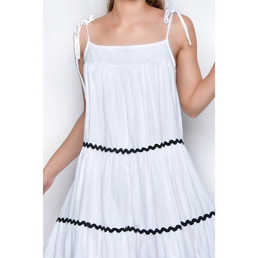 H.H.G. Sukienka w kolorze biało-czarnym M promocyjna cena Limango Polska