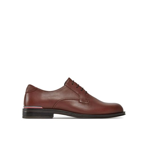 Półbuty Tommy Hilfiger Core Rwb Hilfiger Lth Shoe FM0FM04867 Brązowy Tommy Hilfiger 44 eobuwie.pl