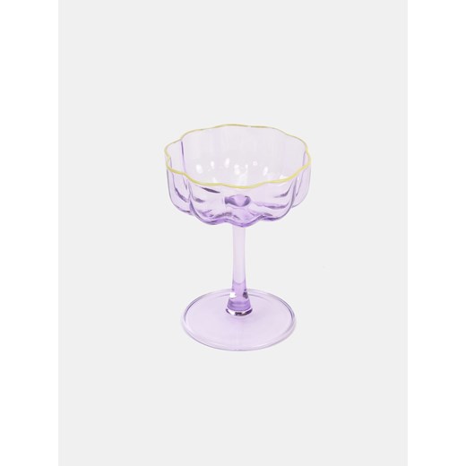 Sinsay - Kieliszek koktajlowy z kolorowego szkła - fioletowy Sinsay One Size Sinsay