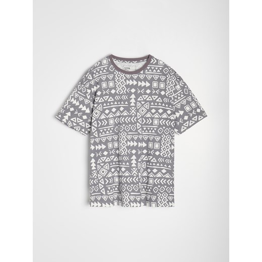 T-shirt męski Sinsay z krótkim rękawem bawełniany